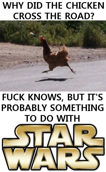 'STAR WARS' IS NOT AN ALL-PURPOSE PUNCHLINE