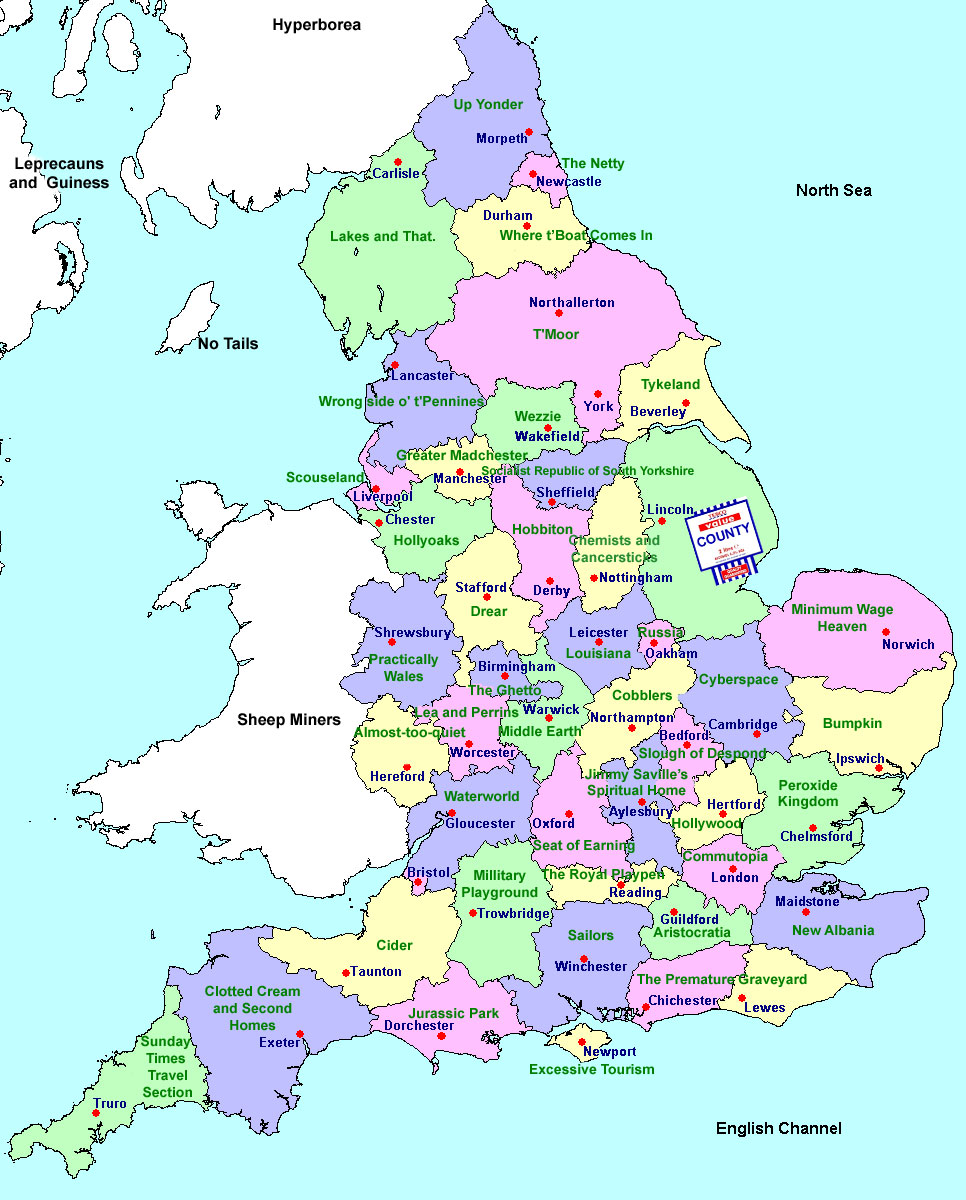 Map Uk Cities Counties