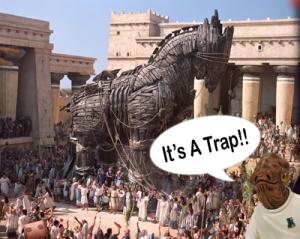 Another Internet Phenomenon | Admiral Ackbar Says It's a Trap for Troy Horse [PIC]