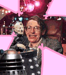 stephen hawking & davros together in electric dreams